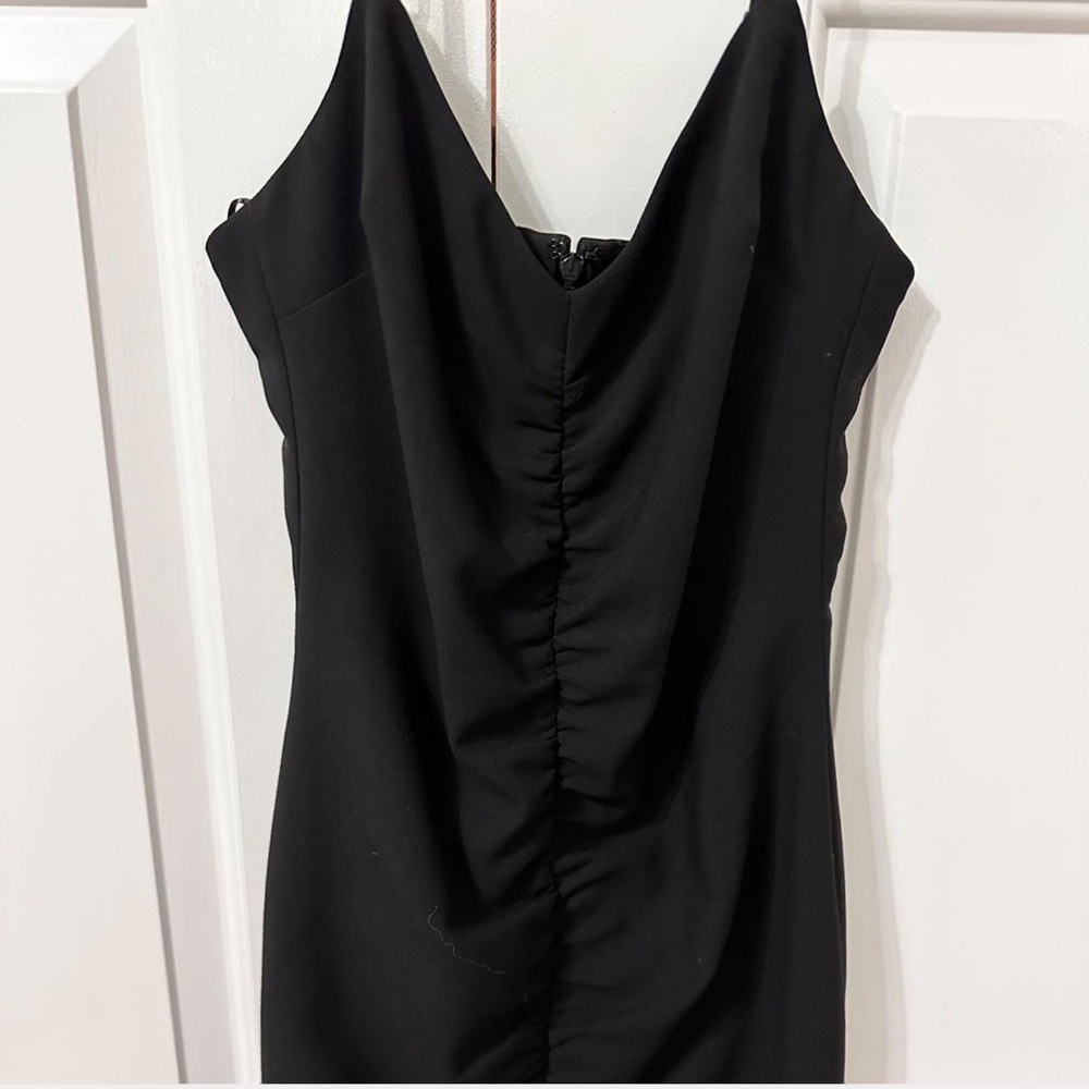LIKELY black mini dress (cinched down the center)- from Bloomingdale’s